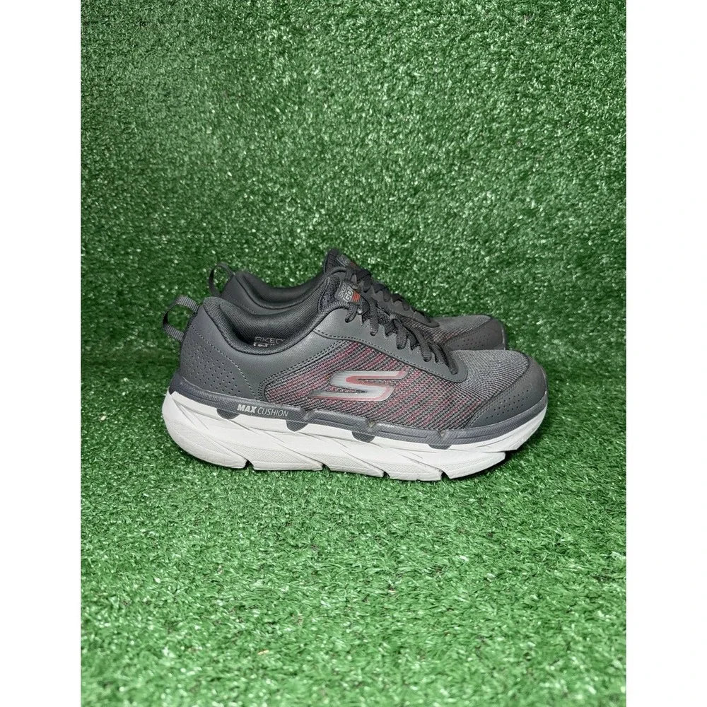 Skechers Max Cushioning Premier-Paragon Mens Size 7 Charcoal Grey Running Shoes